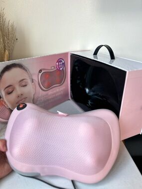 RBX Pink 3D Neck & Shoulder Massage Pillow